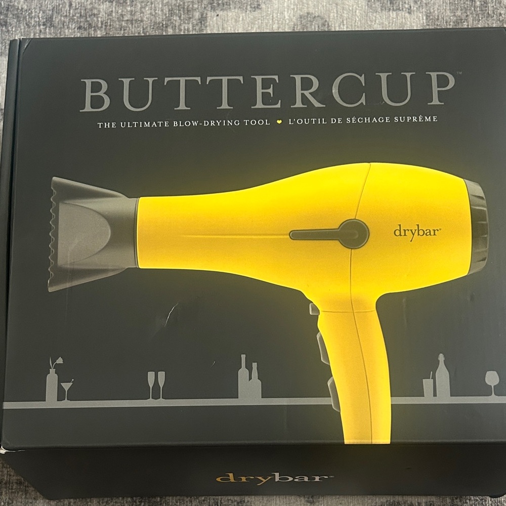 Brand New - Drybar Buttercup Yellow Blow Dryer